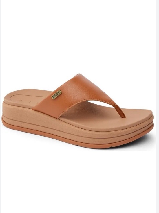 Reef Shoes - REEF Aura Serenity Platform Flip Flop Shoes 8